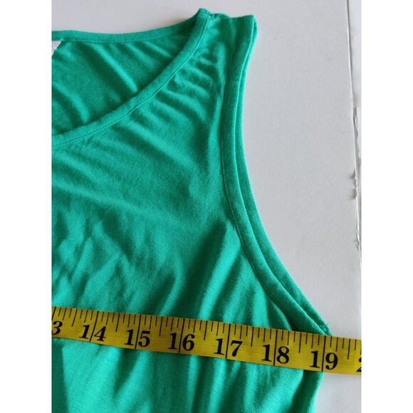 NWT Everlast Tank Dress Smocked Waist Sleeveless Green Womens Size XLarge - Picture 6 of 9